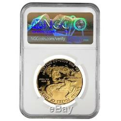 1987 W 1 oz $50 Proof Gold American Eagle NGC PF 69 Mint Error (Obv Struck Thru)