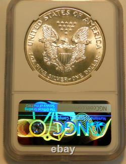 1988 American Silver Eagle NGC MS70 Fresh Bright White & New Holder