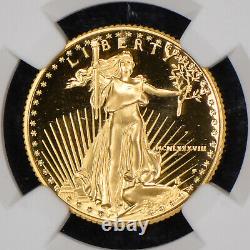 1988-P G$10 1/4 oz Gold American Eagle No Spots NGC PF 69 UC Lot#Z794