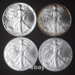 1989'96'02'22 American Silver Eagle 4 Coin Lot (3) COINGIANTS