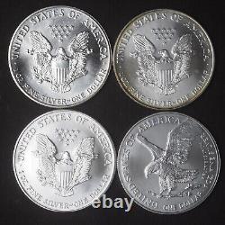 1989'96'02'22 American Silver Eagle 4 Coin Lot (3) COINGIANTS