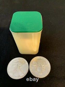 1989 American Silver Eagle 1 ounce $1 Coin BU (1 Lot, Roll of 20)