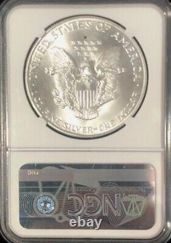 1989 Silver Eagle S$1 NGC MS70 Mercanti Signed Flag Label? MINT++