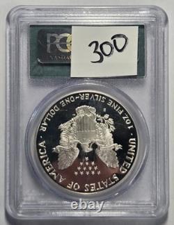1991-S $1 PROOF AMERICAN SILVER EAGLE RETRO DOILY PCGS PR70DCAM Certified Coin