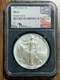 1993 Silver Eagle Ms69 Ngc Mercanti Signed. Population 233
