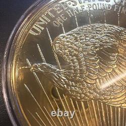 1994 Washington Mint Giant Half Pound. 999 Silver Proof Golden Eagle 8 Troy Oz