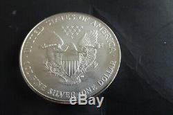 1996 Lowest minted year BU Silver Eagle Roll