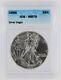 1996 Silver Eagle Icg Ms70 S$1 Philadelphia Mint
