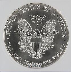 1996 Silver Eagle ICG MS70 S$1 Philadelphia Mint