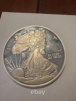 1996 Washington Mint, Half Pound'Silver Eagle' 8ozt Free S/H After 1st Item