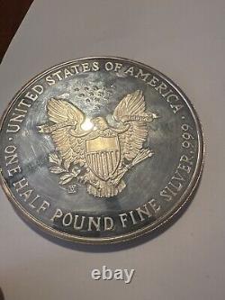 1996 Washington Mint, Half Pound'Silver Eagle' 8ozt Free S/H After 1st Item