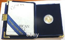 1997 American Eagle $5 Proof Gold Coin 1/10 oz West Point US Mint OGP BT521