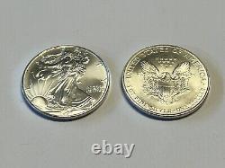 1997 American Eagle Silver Dollar Roll QTY. 20 Brilliant Shiny BU Lot 7