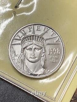 1998 $10 American Platinum Eagle Mint 1/10 Ounce