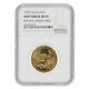 1999 1/2 Oz $25 Gold American Eagle Ngc Ms 69 Mint Error (rev Struck Thru)