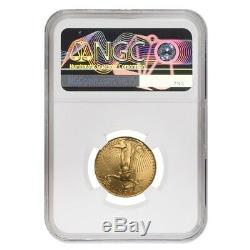 1999 1/4 oz $10 Gold American Eagle NGC MS 69 Mint Error (Rev Struck Thru)
