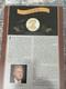 1999 American Silver Eagle. 9999 Coin 24k Gold Gilded Withhistorical Storyboard
