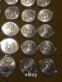 1 Dollar American Eagle 2012.999 Silver 1oz Coin Uncirculated 20 Mint Coins