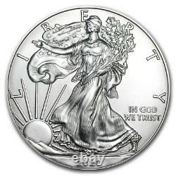 1 Roll 2020 American Silver Eagle 1 Oz (20) BU Coins in Mint Tube