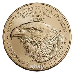 1 oz Gold American Eagle Coin BU Random Year $50 US Mint Gold