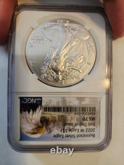 1 oz us silver eagle coin NGC ms70