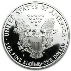 2000-P American Eagle Silver Dollar One Ounce Proof Coin US Mint Box & COA Nice