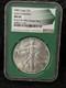 2000 Silver Eagle Ngc Ms69 Early Production From Us Mint Sealed Box Green Core