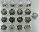 2001-02-03-08 Lot Of 17 Coins $1 Silver Eagle 1 Oz. #c737