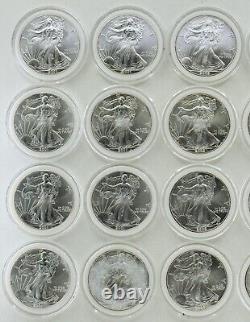 2001-02-03-08 Lot Of 17 Coins $1 Silver Eagle 1 Oz. #C737