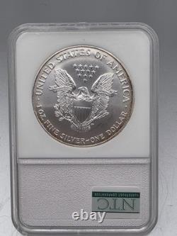 2001 $1 American Silver Eagle 1oz. 999 Silver WTC Ground Zero