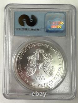 2001 Eagle Silver Dollar Ground Zero Recovery 9-11-2001 Certified withSlab Pouch