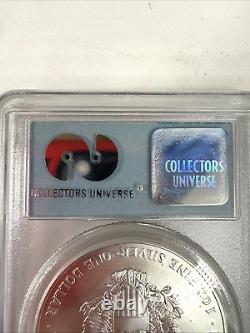 2001 Eagle Silver Dollar Ground Zero Recovery 9-11-2001 Certified withSlab Pouch