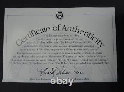 2002-W Proof American Silver Eagle Dollar $1 Box & COA US Mint Bullion OGP