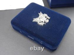 2002-W Proof American Silver Eagle Dollar $1 Box & COA US Mint Bullion OGP