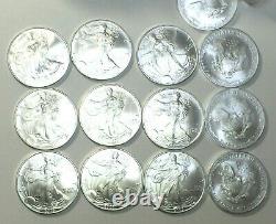 2005 American Silver Eagle (1 oz) $1 Twenty/roll Coins in Mint Tube uncirculated
