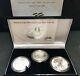 2006 American Eagle 20th Anniversary Silver 3 Coin Set Original Mint Packaging