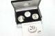 2006 American Eagle 20th Anniversary Silver 3-coin Set With Us Mint Box & Coa