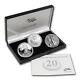2006 Silver American Eagle 20th Anniversary 3 Coin Set- With Box & Coa Free Ship