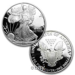 2006-W 3-Coin Proof Silver Eagle Set (20th Anniv, withBox & COA) SKU #22343