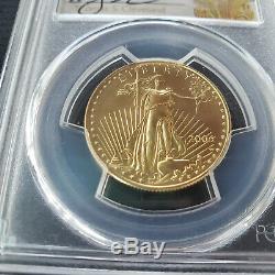 2006-W Burnished $25 Gold Eagle only 15k minted 1/2 oz gold coin PCGS SP70