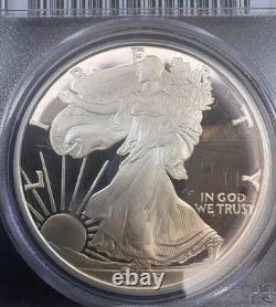 2006-w Proof Silver Eagle Pcgs Pr70dcam Beautiful Toning