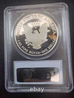 2006-w Proof Silver Eagle Pcgs Pr70dcam Beautiful Toning