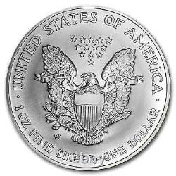 2007 W Burnished American Silver Eagle 1 Oz. (3 Coins In Unopened Box)