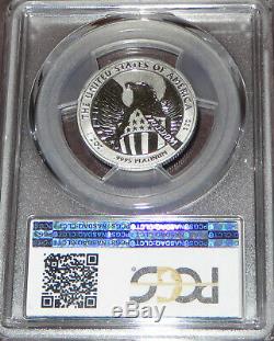 2007 W Platinum Eagle Anniversary Reverse Proof $50 PCGS PR70 West Point Mint
