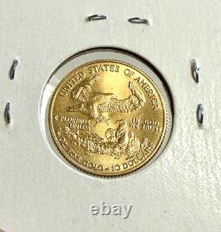 2008 $10 1/4 Ounce American Gold Eagle Fine Gold Coin US Mint BU 22K