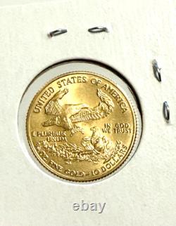 2008 $10 1/4 Ounce American Gold Eagle Fine Gold Coin US Mint BU 22K