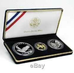 2008 Bald Eagle Commemorative 3 Coin Set / Sealed in Original US Mint Box