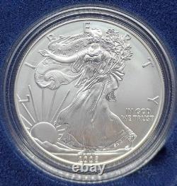 2008-W Burnished American Silver Eagle ASE West Point Mint