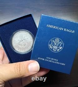 2008-W Burnished American Silver Eagle ASE West Point Mint
