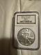 2008 W Reverse Of 2007 American Silver Eagle Ngc Ms 70